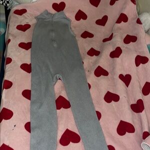 Gray turtle neck tank, Sleeveless Jumpsuit